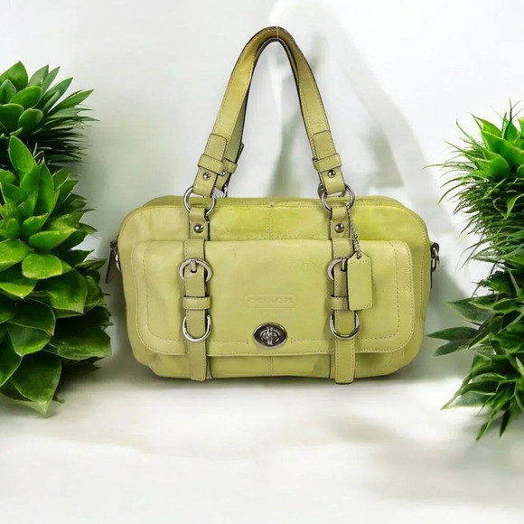 Coach Handbags - COACH Chelsea Garcia Patent Leather Satchel Bag